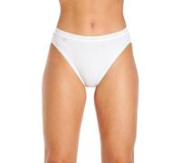 Ozmoint Ladies Plain High Leg Briefs - Pack of 3 | Soft Cotton-Rich Fabric with Stretch | Comfortable, Flattering Fit | Sizes 10-18