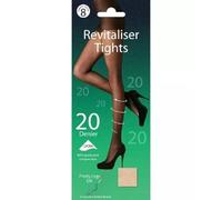 Ozmoint Ladies Revitaliser Tights - 20 Denier by Pretty Legs - 2 Pairs (UK, Alpha, M, L, Regular, Regular, Nude)