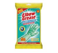 Ozmoint Multipack - Elbow Grease Xtra Long Bathroom Rubber Gloves - Antibacterial, Comfort Fit, Cotton Lined (1, Medium)