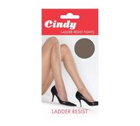Ozmoint (Pack of 3) 20 Denier Run Ladder Resist Nylon Tights - High Durability, Reinforced Toe & Body by Cindy (UK, Alpha, L, Regular, Regular, Storm Grey)