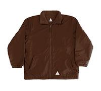 Ozmoint School Uniform Boys Girls Mens Womens Unisex Zip Through Reversible Fleece Jacket (8 Colours) Kids Children 22"-34" Chest & XS-XL Adult Sizes Brown