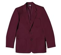 Ozmoint School Uniform Boys Mens Blazer Plain Colours Black Navy Maroon Bottle (Size Chest 24"-52")