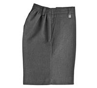 Ozmoint® School Uniform Boys Sturdy Fit Generous Fit Shorts Grey,Navy