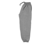Ozmoint® School Uniform Unisex Boys Girls Ladies Mens Adult Children Elastic Waist Tie Cord Two Pocket Plain Fleece Jogging Bottoms 270GSM (20"- XXL) Eleven Colours Light Grey