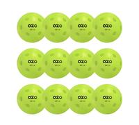 OZO Pickleball - Set of 12 Indoor Balls, 26 holes, Rotational Mould