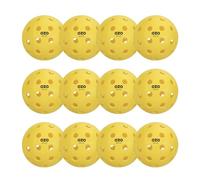 OZO Pickleball - Set of 12 Outdoor Balls, 40 holes, Injection Mould