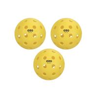 OZO Pickleball - Set of 3 Outdoor Balls, 40 holes, Injection Mould