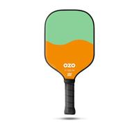 OZO Pickleball - Spark Beginner Control Paddle - USAPA Approved Beginner Control Paddle - Fiber Glass Face Racket (Pistachio & Melon)
