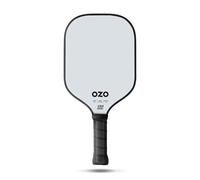 OZO Pickleball - Spark Beginner Hybrid Paddle - USAPA Approved Beginner Hybrid Paddle - Graphite Face Racket (Silver)