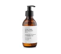 Ozonated Olive Oil & Comfrey Massage Oil - Natural Muscle Relief and Skin Rejuvenation - Unscented Formula for Pre & Post Workout - Professional Grade with Fresh Ozone Scent - 200ml