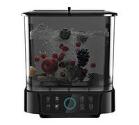 Ozone Fruit And Vegetable Washing Machine Household Ultrasonic Cleaning Machine Active Oxygen Fruit And Vegetable Disinfection Machine Ozone Disinfection Machine Food Purifier (Color : Black)