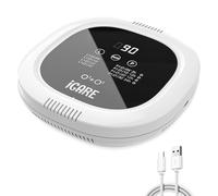 Ozone Generator, 10000mAh Rechargeable Negative Ion Air Purifier Ozonizer Odor Sterilizer for Bedroom, Bathroom, Kitchen, Pet, Car, Formaldehyde Hunting