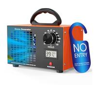 Ozone Generator - 120,000 mg/h Ozone Machine with 120Min Timer, Temperature and Humidity Display, Suitable for 500㎡, Odor Eliminator Air Purifier for Car, Home, Pet, Cooking, Smoke, Kitchen, Hotel