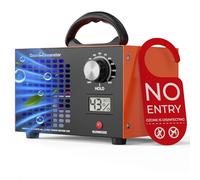 Ozone Generator - 160000 mg/h Ozone Machine for Large Spaces up to 320㎡, Air Purifier with Temperature & Humidity Display, 120-Min Timer, Eliminate Odours in Cars, Homes, Hotels, Kitchens & Pet Areas