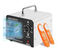 Ozone Generator, 60000 mg/h High Capacity Ozone Machine with 120 Min Timer, Commercial Ozone Machine for 200 ㎡, for 200㎡ Room, Ozone Odor Eliminator for Car, Pet, Kitchen