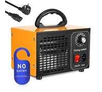 Ozone Generator 60000mg/h, 400m2 Ozone Air Purifier with 60min Timer, O3 Air Purifier Car Ozone Air Purifier for Purifying and Deodorizing Air(Black)