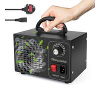 Ozone Generator 60000mg/h with 120 Minute Timer, Industrial Ozone Machine Air Purifier for Large Rooms up to 320 m², Portable Air Treatment Unit for Home Office Garage Farm and Odour Reduction