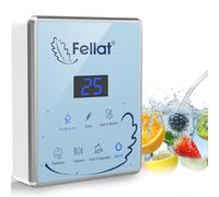 Ozone Generator, Ozone Deodorizer for 5-30 ㎡ Room, Multipurpose Ozone Machine for Water and Air, Portable Odor Eliminator with Timer & 2 Pack Air Stones for Home, Kitchen, Fruits & Vegetables