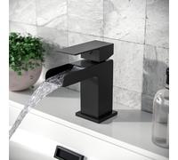 Ozone Matte Black Basin Mono Mixer Tap