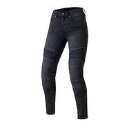 OZONE MOTO Women's AGNESS II Lady Motorcycle Pants, Washed Black, 26W x 32L
