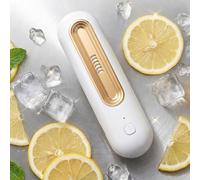 Ozoori Refrigerator Purifier, Ozoori Fridge Deodorizer Odor Eliminator, Compact Food Odor Eliminator Extends Freshness for Freezer, Closet, Car, Zero Consumables & No Filter Replacement (yellow)