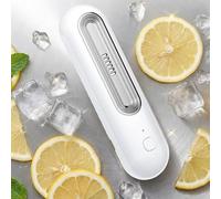 Ozoori Refrigerator Purifier, Ozoori Fridge Deodorizer Odor Eliminator, Compact Food Odor Eliminator Extends Freshness for Freezer, Closet, Car, Zero Consumables & No Filter Replacement (grey)