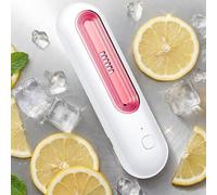 Ozoori Refrigerator Purifier, Ozoori Fridge Deodorizer Odor Eliminator, Compact Food Odor Eliminator Extends Freshness for Freezer, Closet, Car, Zero Consumables & No Filter Replacement (pink)