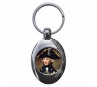 Ozorath Admiral Horatio Nelson Keyring Keychain Key Ring Chain With Trolley Coin