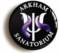 Ozorath Arkham Sanatorium Button Badge HP Lovecraft Cthulhu Mythos
