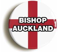 Ozorath Bishop Auckland England Flag Button Badge (1inch / 25mm diameter)