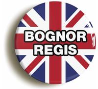 Ozorath Bognor Regis Union Jack Button Badge (1inch / 25mm diameter)