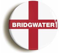 Ozorath Bridgwater England Flag Button Badge (1inch / 25mm diameter)