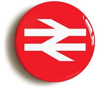 Ozorath British Rail Red Logo Retro Fridge Magnet