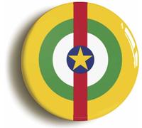 Ozorath Central African Republic Air Force Roundel Button Badge (2inch / 50mm diameter)