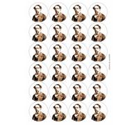 Ozorath Charles Dickens Retro Victorian Matt Paper Stickers