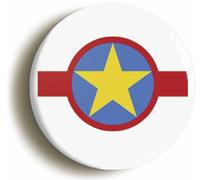 Ozorath Democratic Republic Of Congo Air Force Roundel Button Badge (1inch / 25mm diameter)