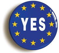 Ozorath European Union Eu Referendum Yes Badge