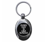 Ozorath Every Day Is Like Sunday Keyring with Trolley Coin