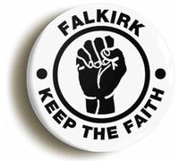 Ozorath Falkirk Keep The Faith Button Badge