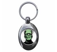 Ozorath Frankenstein's Monster Keyring Keychain Key Ring Chain With Trolley Coin