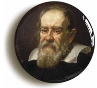 Ozorath Galileo Galilei Renaissance Astronomer Scientist Button Badge (1inch / 25mm diameter)