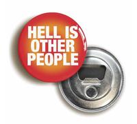 Ozorath Hell Is Other People Bottle Opener Fridge Magnet