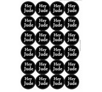 Ozorath Hey Jude Sixties Matt Paper Stickers