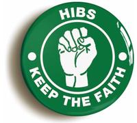 Ozorath Hibs Keep The Faith Northern Soul Button Badge (1inch / 25mm diameter)