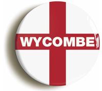 Ozorath High Wycombe England Flag Button Badge (1inch / 25mm diameter)