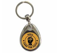 Ozorath Hull Keep The Faith Northern Soul Keyring Keychain with Split Ring Attachment and Metal Key Fob