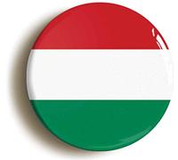 Ozorath Hungary Hungarian Flag Button Badge | Size 1inch / 25mm Diameter, Gift Idea, Present, Novelty
