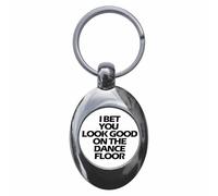 Ozorath I Bet You Look Good On The Dancefloor Keyring with Trolley Coin