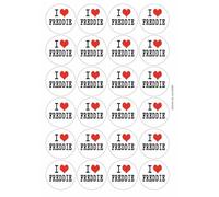 Ozorath I Love Freddie Matt Paper Stickers