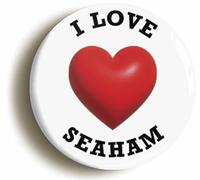 Ozorath I Love Seaham Location Fridge Magnet
